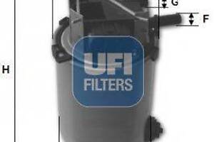 Топливный фильтр UFI 2406101 на NISSAN DUALIS (J10, JJ10)