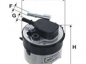 Паливний фільтр WIX FILTERS WF8451 на FORD FOCUS II Station Wagon (DA_)