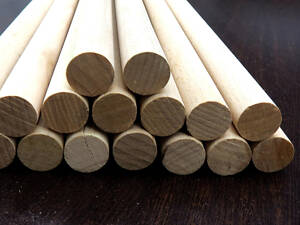 Палочки деревянные круглые 24мм х 60см бук