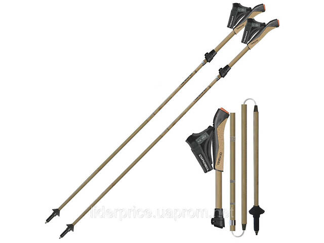 Палиці для скандинавської ходьби Gabel Nordic Bamboo Flash XTS (7009399200000), Оригінал! - Фото 1
