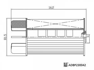 Паливний фільтр BLUE PRINT ADBP230042 Renault Master, Trafic; Nissan Navara; Mercedes Vito; Opel Vivaro, Movano