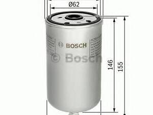 Паливний фільтр BOSCH 1457434447 на MAN L 2000