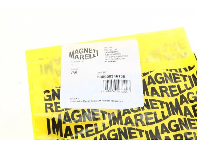 Паливний інжектор MAGNETI MARELLI 805000346108 Volkswagen Passat, Sharan, Vento, Golf; Ford Galaxy 21906031B, 021906031D - Фото 8