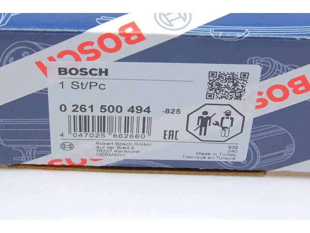 Паливний інжектор - прямий вприск BOSCH 0 261 500 494 BMW 1 Series, 3 Series 13537519623, 13537591623, 13538682350 - Фото 10