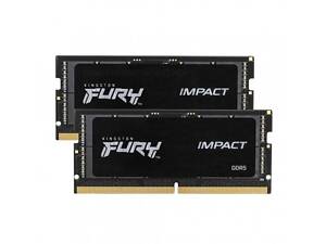 Пам'ять ноутбука Kingston DDR5 64GB KIT (32GBx2) 4800 FURY Impact (KF548S38IBK2-64)