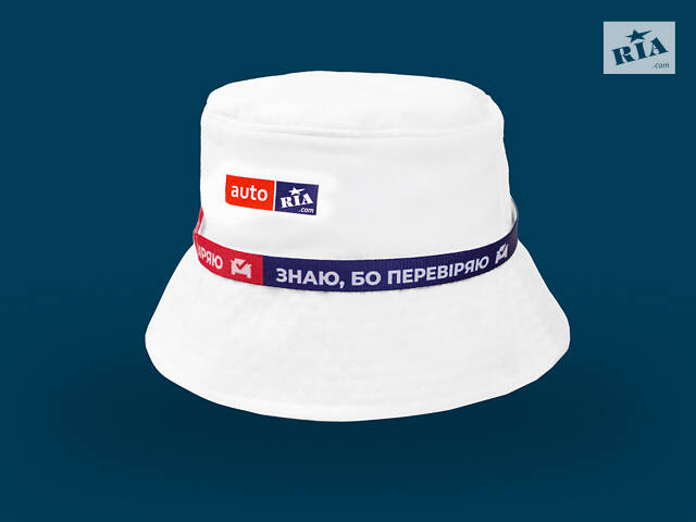 Панама белая “Знаю, потому что проверяю”, размер М хлопок - Фото 6