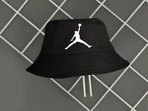 Панама чорна Jordan білий лого