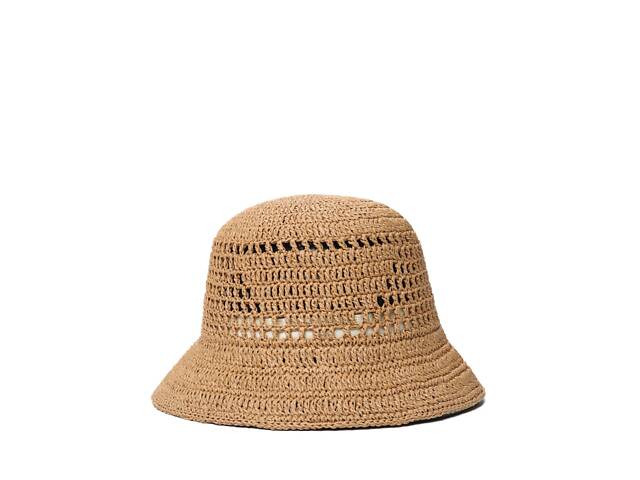 Панама женская вязаная LuckyLOOK Лиенц 57 Бежевый 819-849 - Фото 1