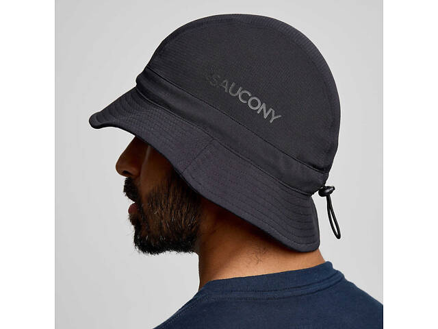 Панама Saucony Peregrine Bucket Hat Black S/M (1097-SAU800068-BKSM) - Фото 2