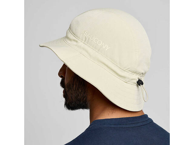 Панама Saucony Peregrine Bucket Hat L/XL Stone (1097-SAU800068-SNLXL) - Фото 2