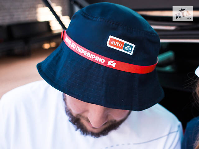 Панама синяя “Знаю, потому что проверяю”, размер M хлопок - Фото 5