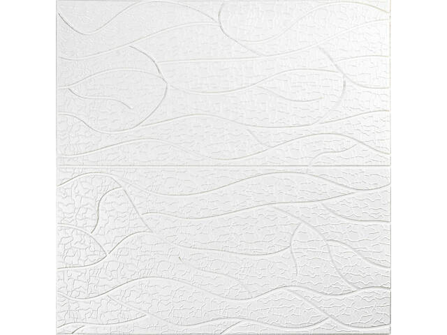 Панель 3D 700х700х6мм Білий SW-00001948 - Фото 1
