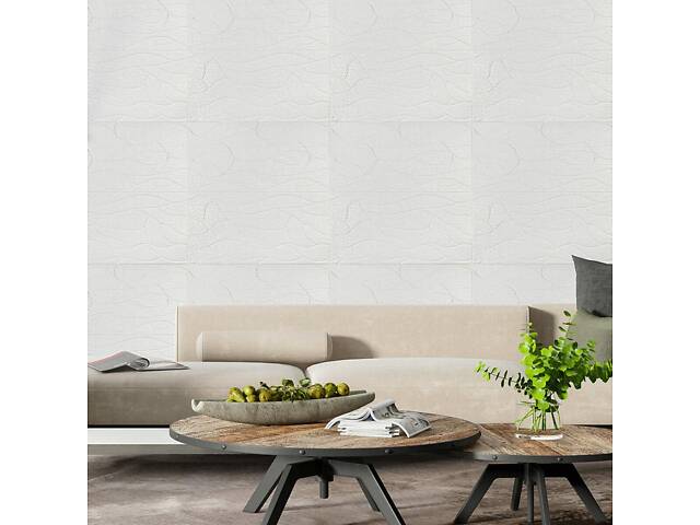 Панель 3D WHITE 700*700*6mm (D) SW-00001948 - Фото 5