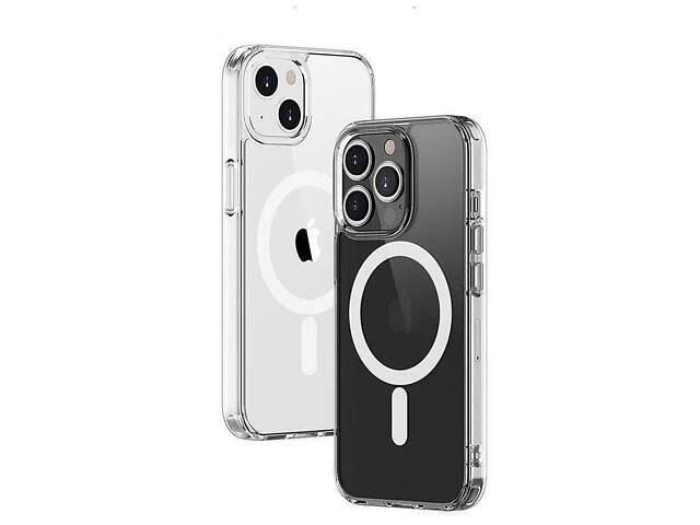 Панель для Apple iPhone 15 Pro Max прозора MagSafe захисна накладка з підтримкою MagSafe - Фото 4