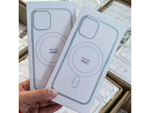 Панель для Apple iPhone 15 Pro Max прозора MagSafe захисна накладка з підтримкою MagSafe - Фото 7