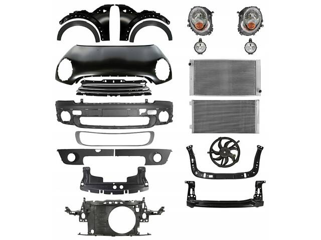 Панель крила капота Mini Cooper R55 R56 07-10