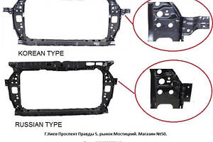 Панель передня (телевізор) FPS HYUNDAI ACCENT IV (VERNA)