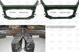 Панель передня Honda Accord 08-10 USA (пр-во FPS). 60400TE0A00ZZ