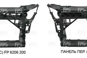 Панель передняя Seat Ibiza 09-12 без кондиционера.