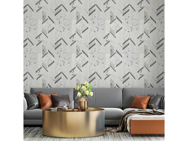 Панель стінова 3D 700х700х4мм абстракція сіра (D) SW-00001990 - Фото 4