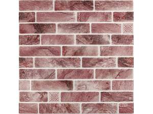 Панель стінова 680х680х4мм Клінкер рожева глина SW-00002005