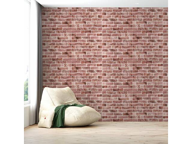 Панель стінова 700*700cm*4mm клінкер рожева глина (D) SW-00002005 - Фото 5