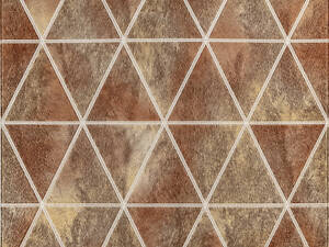 Панель стінова 3D 700х700х4мм Ромби коричневі вінтаж SW-00002007