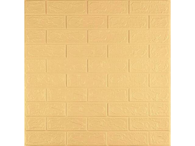 Панель стінова 3D 700х770х2мм Жовто-пісочний SW-00001909 - Фото 1