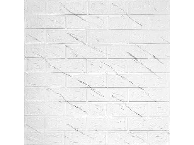 Панель стінова 3D 700х770х3мм Мармуровий квадрат SW-00002262 - Фото 1