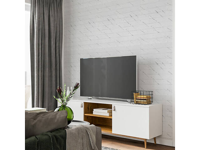 Панель стінова 3D 700х770х3мм Мармуровий квадрат SW-00002262 - Фото 5