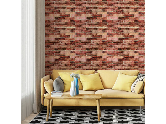 Панель стінова 3D 700мм*770мм*2мм Коричневий SW-00001910 - Фото 5