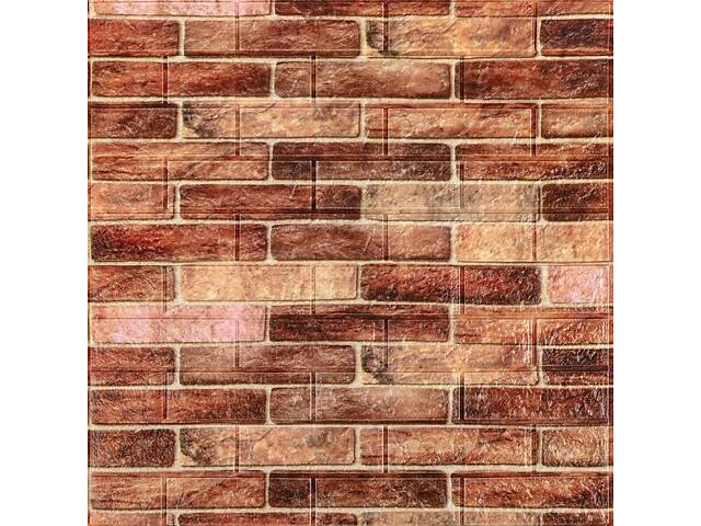 Панель стінова 3D 700мм*770мм*2мм Коричневий SW-00001910 - Фото 1