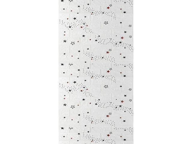 Панель стінова в рулоні 3D 700мм*3,08м*3мм зірки (D) SW-00002265 - Фото 1