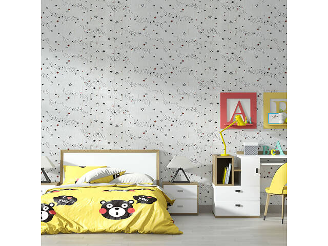 Панель стінова в рулоні 3D 700мм*3,08м*3мм зірки (D) SW-00002265 - Фото 7