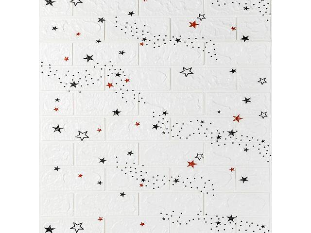 Панель стеновая в рулоне 3D 700мм*3,08м*3мм звезды (D) SW-00002265 - Фото 2