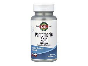 Pantothenic Acid Sustained Release 1000mg - 50 tabs