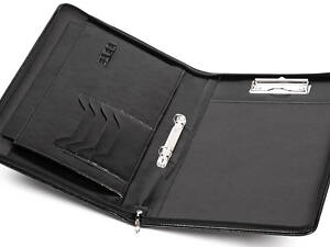 Папка ділова зі шкірозамінника Jpb чорна