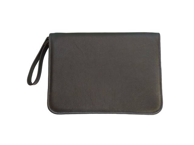 Папка для документів з натуральної шкіри Дорожка Чорна (7109-1) - Фото 1