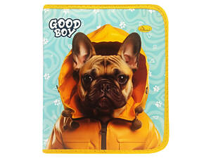 Папка для тетрадей на молнии 'Good Boy French Bulldog' АП-1001-3