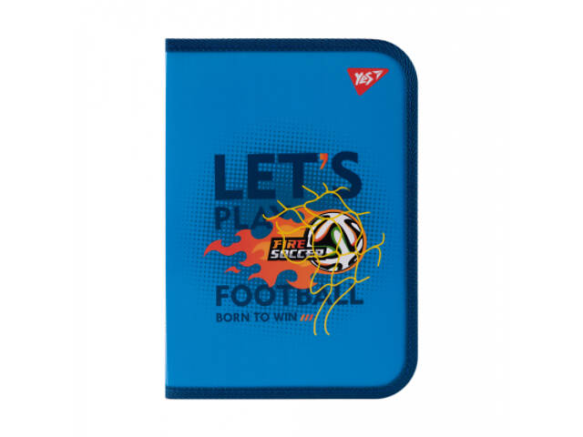 Папка для тетрадей Yes пластиковая на молнии Football В5 (492205) - Фото 1