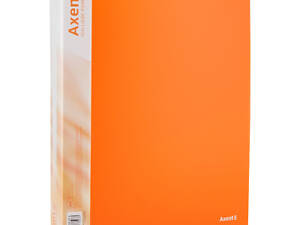 Папка на кільцях Axent А4 з 4-ма кільцями 700 мкм 35 мм Прозора помаранчева (1208-25-A)