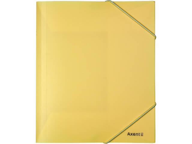 Папка на резинках Axent A5 410 мкм Pastelini yellow (1514-26-A) - Фото 1