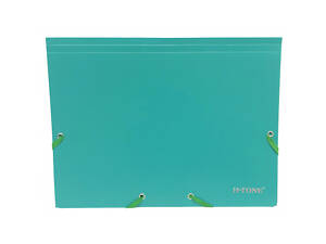 Папка на резинках H-Tone А4, зелена (FOLD-HT-JJ40941-G)