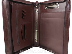 Папка, органайзер з екошкіри Portfolio, Україна коричнева