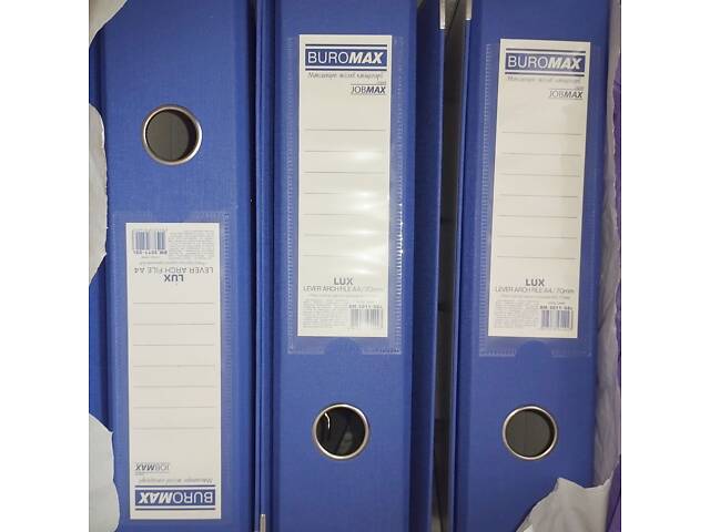 Buromax папка-регистратор односторонний А4 70мм BM.3011-02c. Новый! - Фото 12