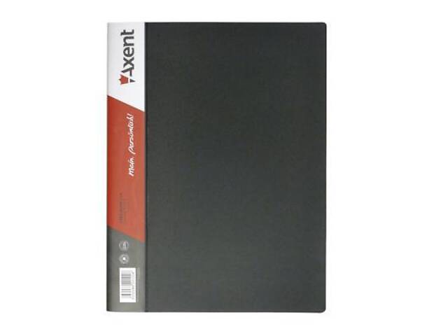Папка с зажимом Axent А4, black (1301-01-А) - Фото 1