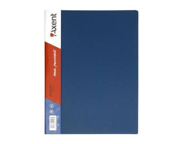 Папка с зажимом Axent А4, blue (1301-02-А) - Фото 1