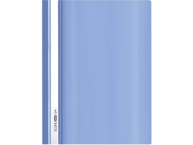 Папка-швидкозшивач Economix А4 Light без перфорації, синя (E38503-02) - Фото 1