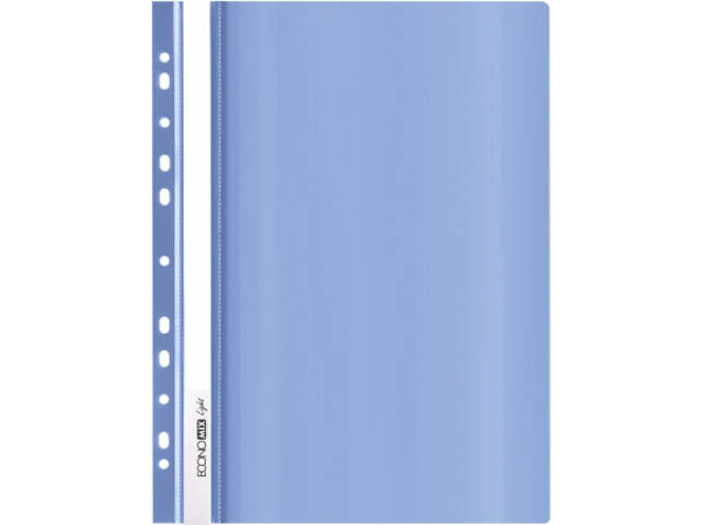 Папка-скоросшиватель Economix А4 Light с перфорации, синяя (E38504-02) - Фото 1