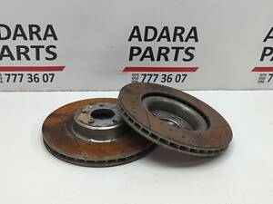 Пара передних тормозных дисков PowerStop для Audi A4 Premium 2016-2019 (EBR1637XPR)